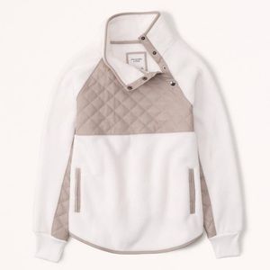*Abercrombie NWOT XXL Asymmetrical Snap Pullover**